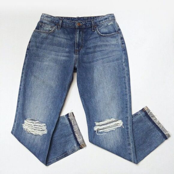 JOE’S JEANS The Ex-Lover Boyfriend Ankle Jeans Straight Distressed Sz 30 NWT - Picture 2 of 12